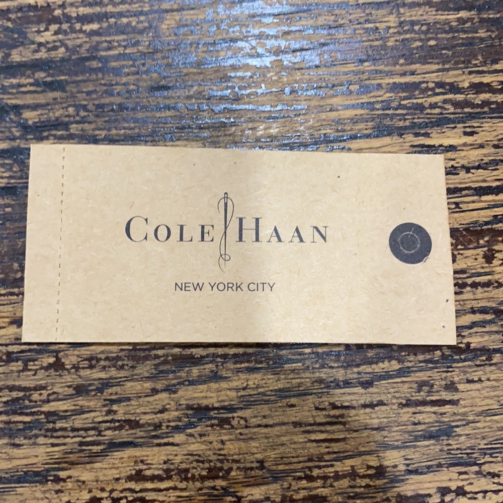 Cole Haan Heritage Weave  Orange Leather Wallet - Picture 12 of 16
